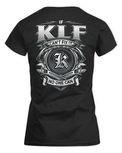 KLF AP81-K4-626 - Personalized Ahmed Quote Apparel “If Ahmed Can't Fix It, No One Can” - Women's Standard T-Shirt - Black