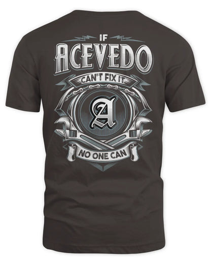 ACEVEDO AP81-K4-626 - Personalized Ahmed Quote Apparel “If Ahmed Can't Fix It, No One Can” - Unisex Standard T-Shirt - Dark Chocolate