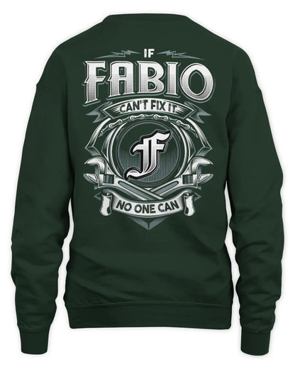FABIO AP81-K4-626 - Personalized Ahmed Quote Apparel “If Ahmed Can't Fix It, No One Can” - Unisex Sweatshirt - Forest Green