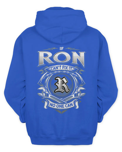 RON AP81-K4-626 - Personalized Ahmed Quote Apparel “If Ahmed Can't Fix It, No One Can” - Unisex Hoodie - Royal