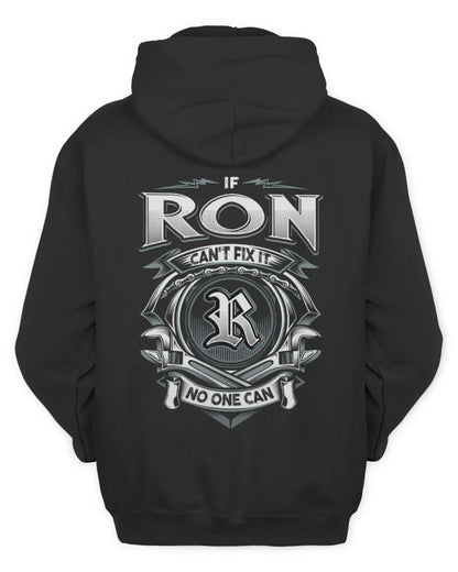 RON AP81-K4-626 - Personalized Ahmed Quote Apparel “If Ahmed Can't Fix It, No One Can” - Unisex Hoodie - Black