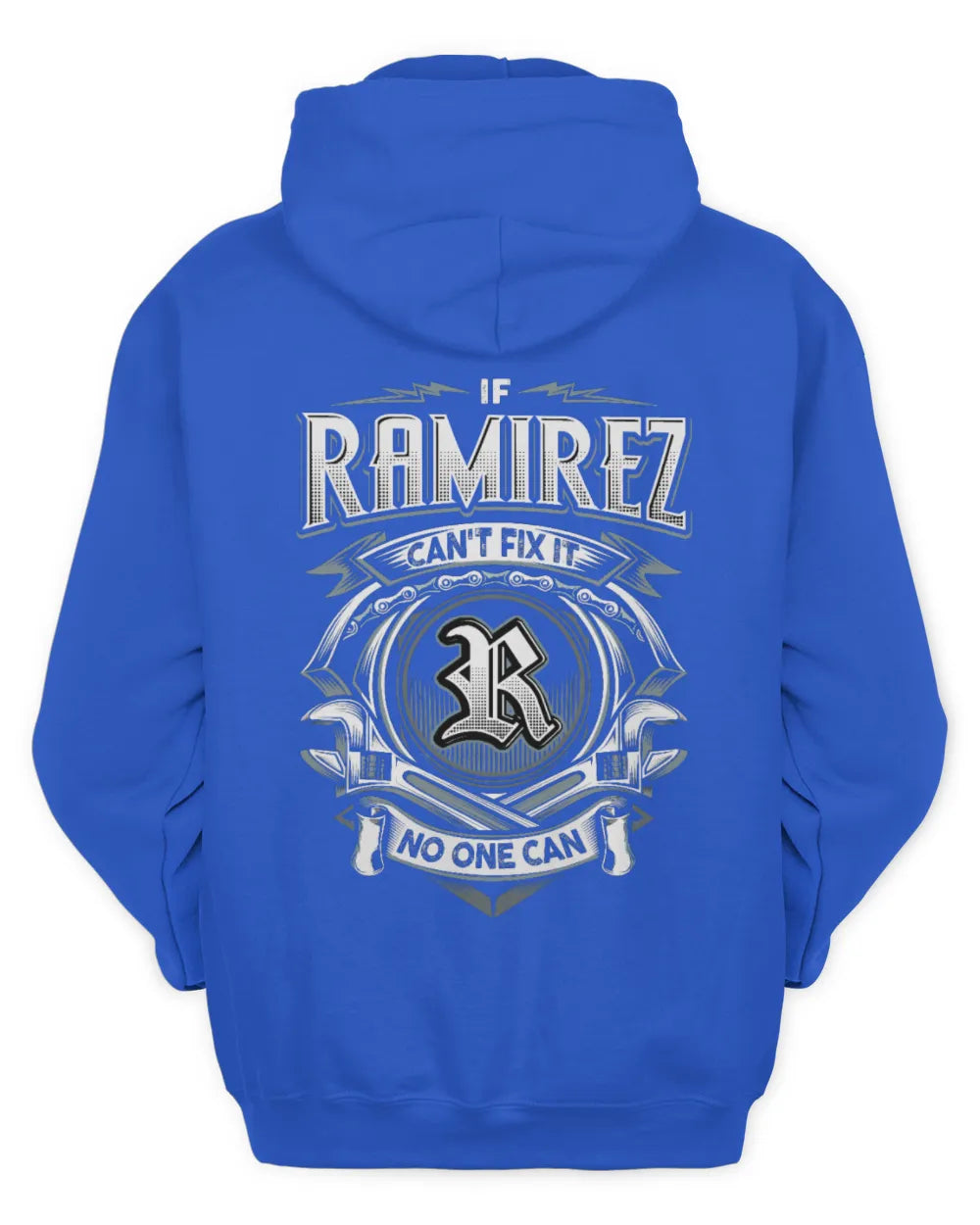 RAMIREZ AP81-K4-626 - Personalized Ahmed Quote Apparel “If Ahmed Can't Fix It, No One Can” - Unisex Hoodie - Royal