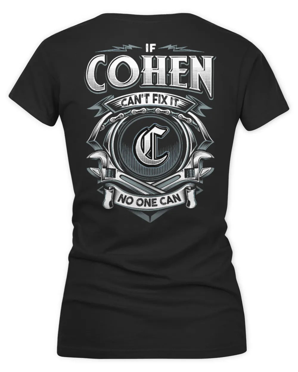 COHEN AP81-K4-626 - Personalized Ahmed Quote Apparel “If Ahmed Can't Fix It, No One Can” - Women's V-Neck T-Shirt - Black