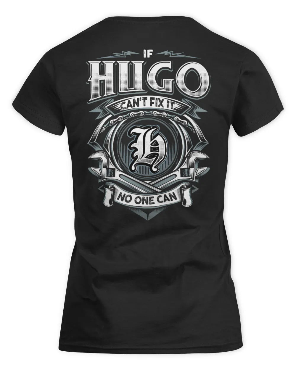 HUGO AP81-K4-626 - Personalized Ahmed Quote Apparel “If Ahmed Can't Fix It, No One Can” - Women's Standard T-Shirt - Black