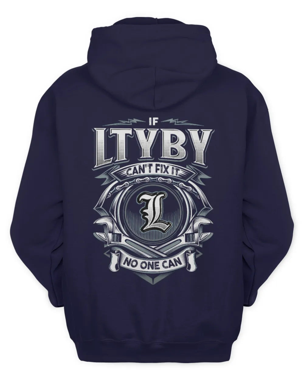 LTYBY AP81-K4-626 - Personalized Ahmed Quote Apparel “If Ahmed Can't Fix It, No One Can” - Unisex Hoodie - Navy