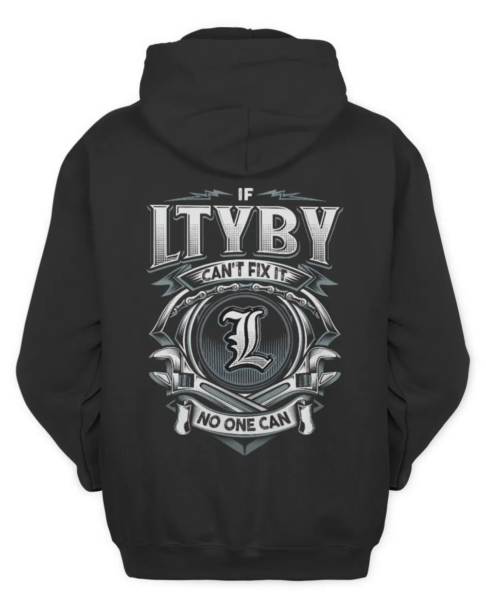 LTYBY AP81-K4-626 - Personalized Ahmed Quote Apparel “If Ahmed Can't Fix It, No One Can” - Unisex Hoodie - Black