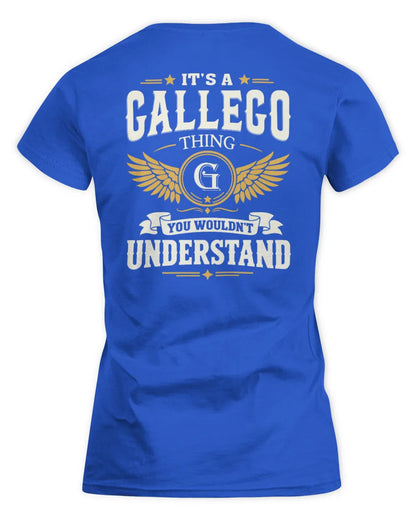 GALLEGO KT06-M008 It’s a [NAME] Thing – You Wouldn’t Understand | Personalized Vintage T-Shirt - Women's Standard T-Shirt - Royal