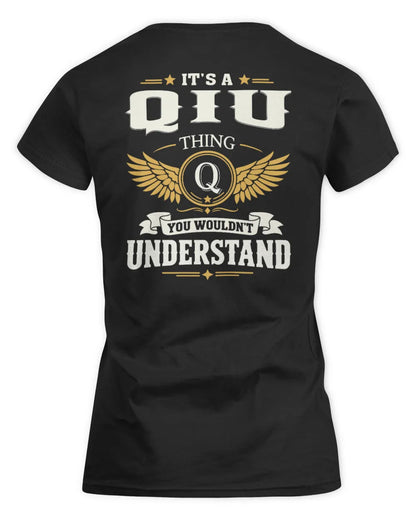 QIU KT06-M008 It’s a [NAME] Thing – You Wouldn’t Understand | Personalized Vintage T-Shirt - Women's Standard T-Shirt - Black