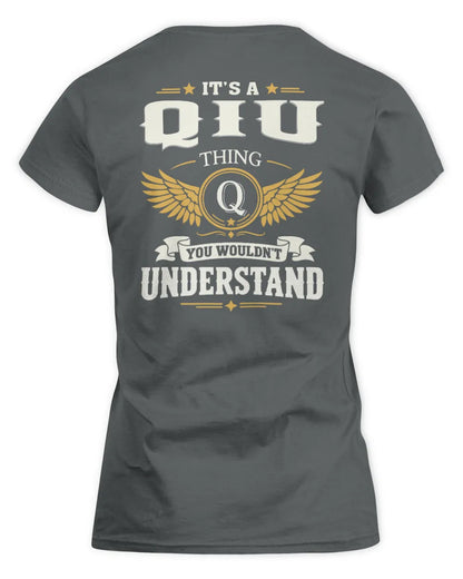 QIU KT06-M008 It’s a [NAME] Thing – You Wouldn’t Understand | Personalized Vintage T-Shirt - Women's Standard T-Shirt - Charcoal