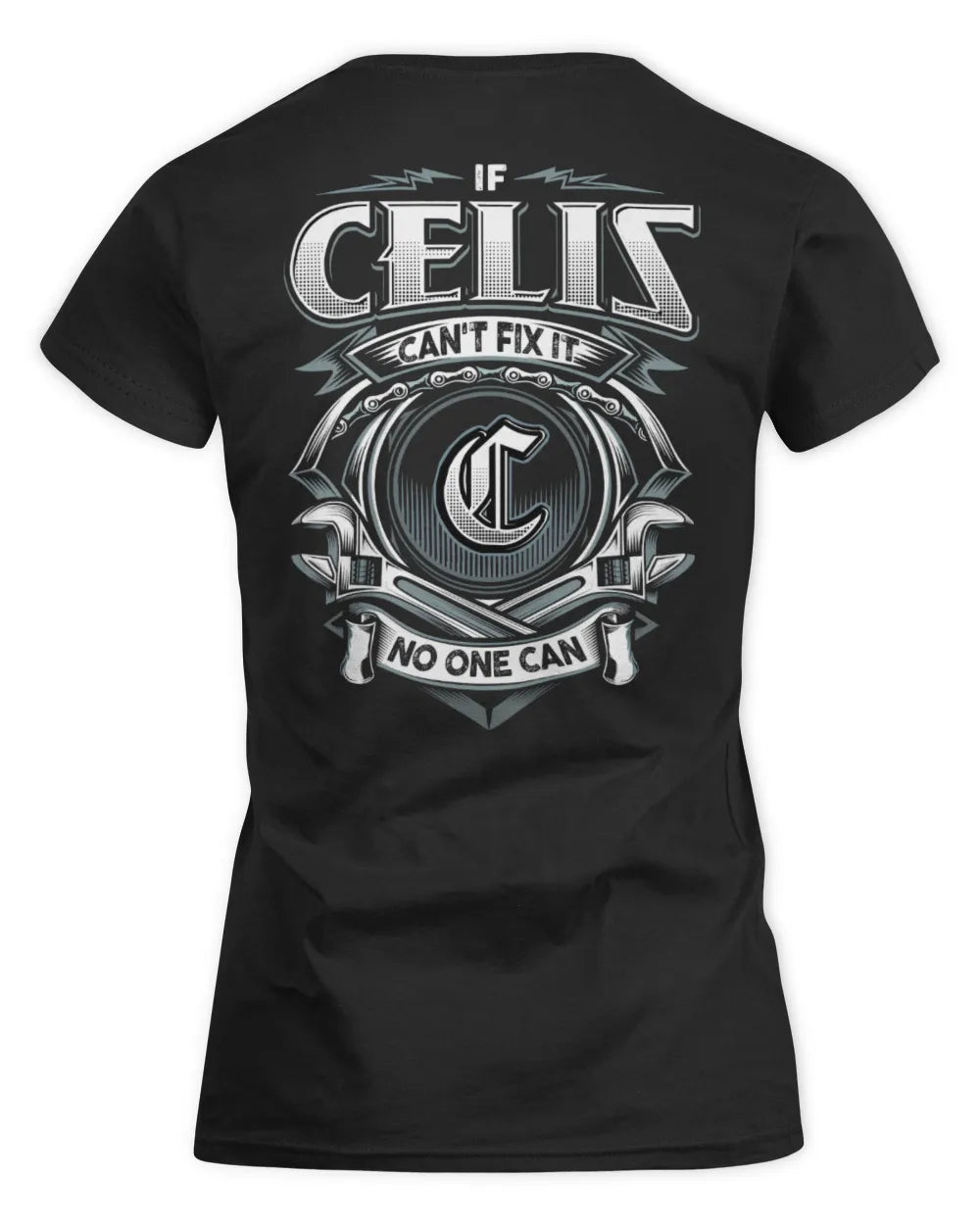 CELIS AP81-K4-626 - Personalized Ahmed Quote Apparel “If Ahmed Can't Fix It, No One Can” - Women's Standard T-Shirt - Black