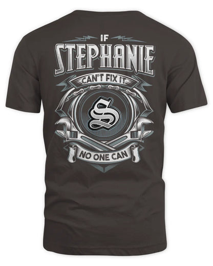 STEPHANIE AP81-K4-626 - Personalized Ahmed Quote Apparel “If Ahmed Can't Fix It, No One Can” - Unisex Standard T-Shirt - Dark Chocolate