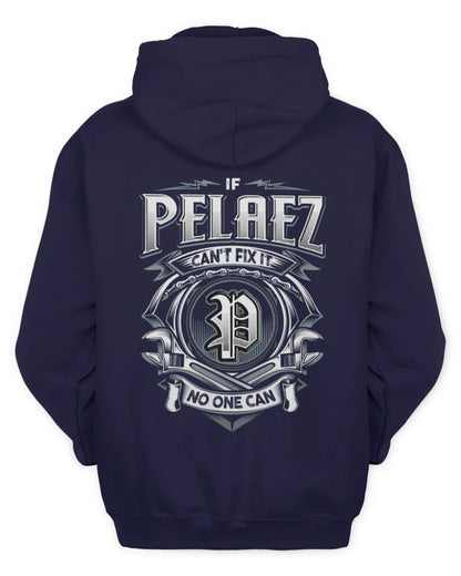 PELAEZ AP81-K4-626 - Personalized Ahmed Quote Apparel “If Ahmed Can't Fix It, No One Can” - Unisex Hoodie - Navy