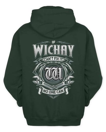 WICHAY AP81-K4-626 - Personalized Ahmed Quote Apparel “If Ahmed Can't Fix It, No One Can” - Unisex Hoodie - Forest Green