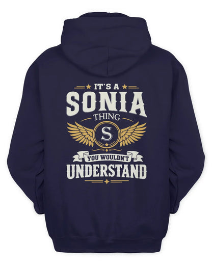 SONIA KT06-M008 It’s a [NAME] Thing – You Wouldn’t Understand | Personalized Vintage T-Shirt - Unisex Hoodie - Navy