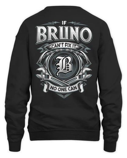BRUNO AP81-K4-626 - Personalized Ahmed Quote Apparel “If Ahmed Can't Fix It, No One Can” - Unisex Sweatshirt - Black