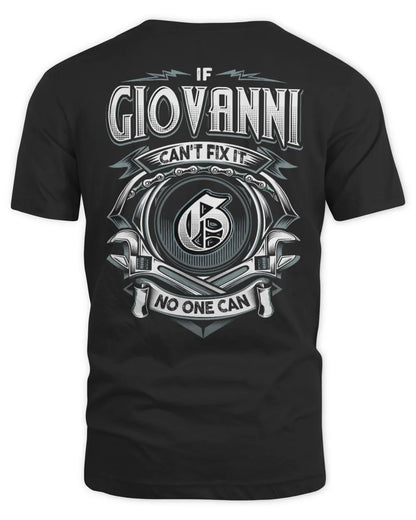 GIOVANNI AP81-K4-626 - Personalized Ahmed Quote Apparel “If Ahmed Can't Fix It, No One Can” - Unisex Standard T-Shirt - Black