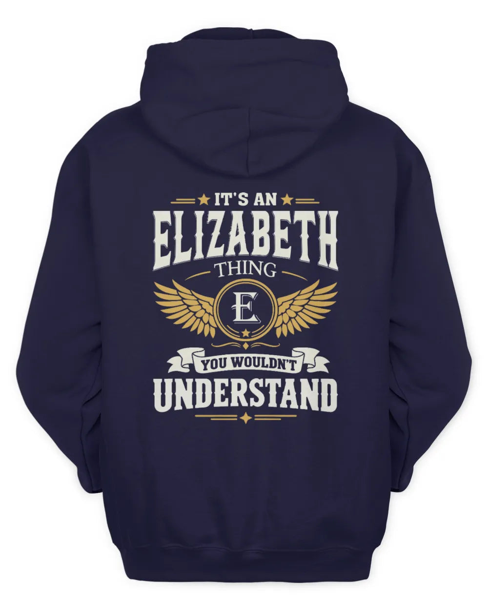 ELIZABETH KT06-M008 It’s a [NAME] Thing – You Wouldn’t Understand | Personalized Vintage T-Shirt - Unisex Hoodie - Navy