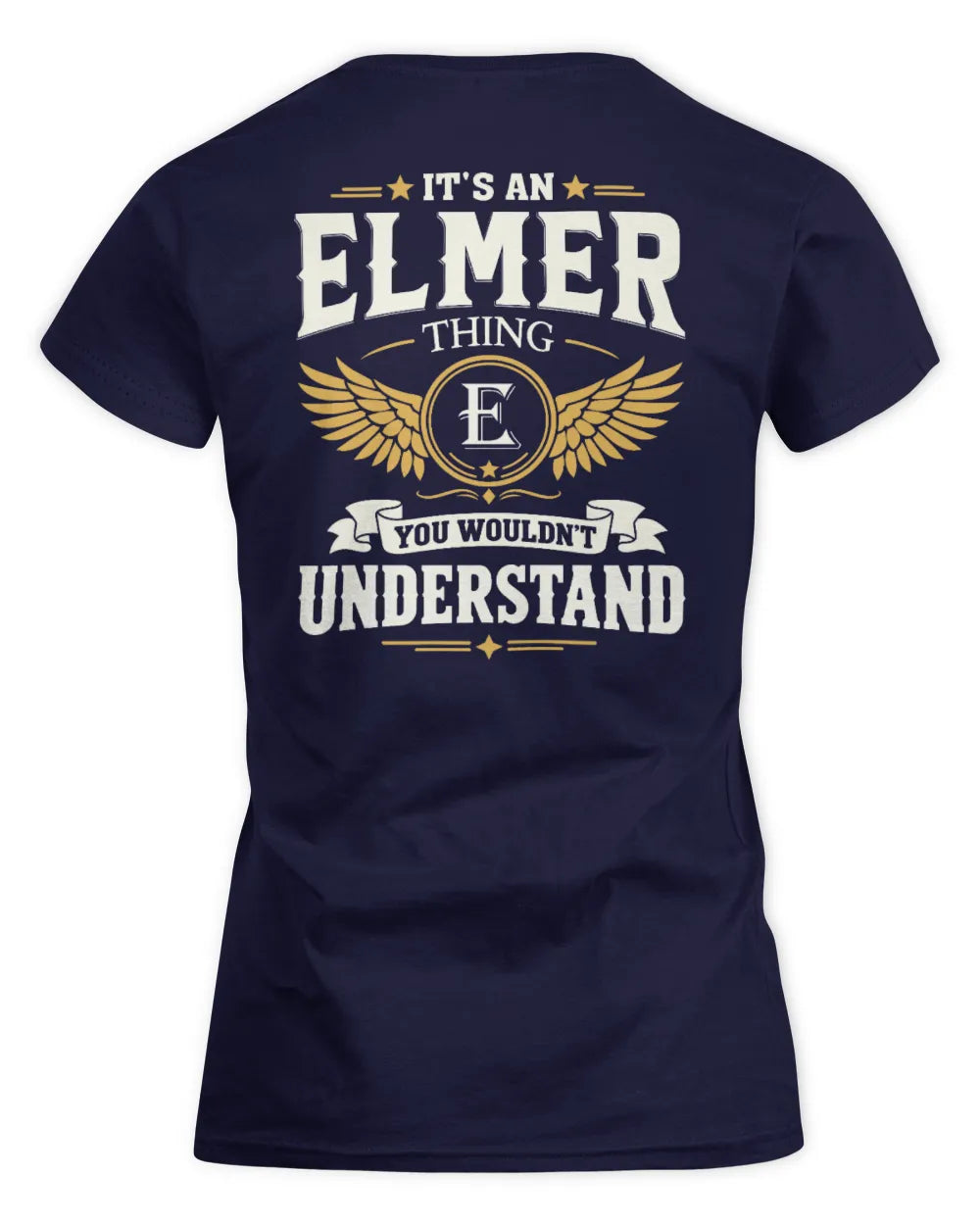 ELMER KT06-M008 It’s a [NAME] Thing – You Wouldn’t Understand | Personalized Vintage T-Shirt - Women's Standard T-Shirt - Navy