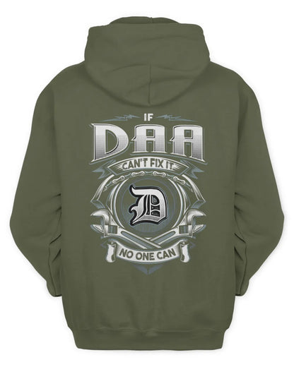 DAA AP81-K4-626 - Personalized Ahmed Quote Apparel “If Ahmed Can't Fix It, No One Can” - Unisex Hoodie - Military Green