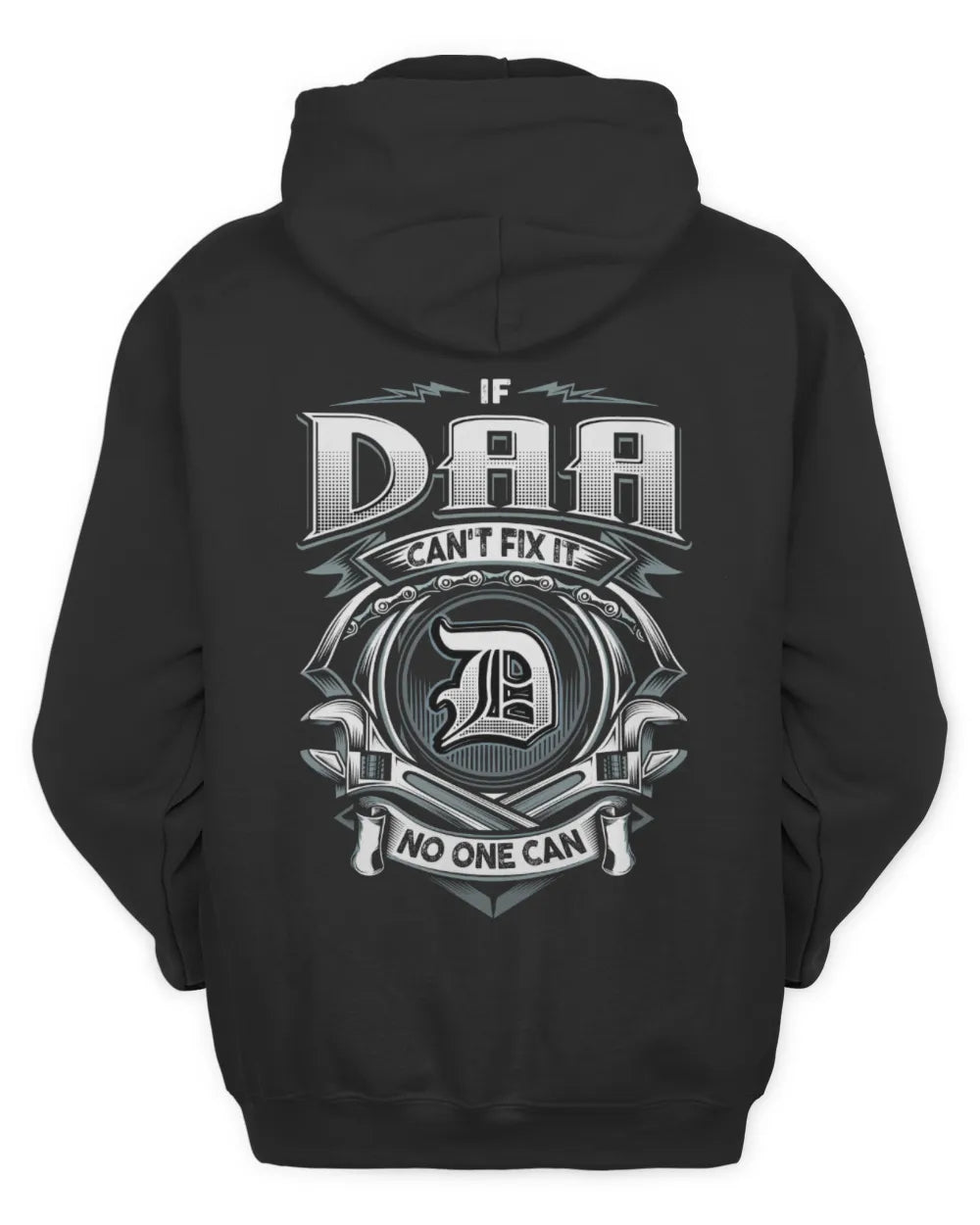 DAA AP81-K4-626 - Personalized Ahmed Quote Apparel “If Ahmed Can't Fix It, No One Can” - Unisex Hoodie - Black