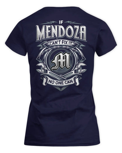 MENDOZA AP81-K4-626 - Personalized Ahmed Quote Apparel “If Ahmed Can't Fix It, No One Can” - Women's Standard T-Shirt - Navy