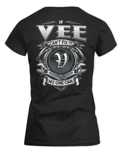 VEE AP81-K4-626 - Personalized Ahmed Quote Apparel “If Ahmed Can't Fix It, No One Can” - Women's Standard T-Shirt - Black