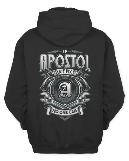 APOSTOL AP81-K4-626 - Personalized Ahmed Quote Apparel “If Ahmed Can't Fix It, No One Can” - Unisex Hoodie - Black