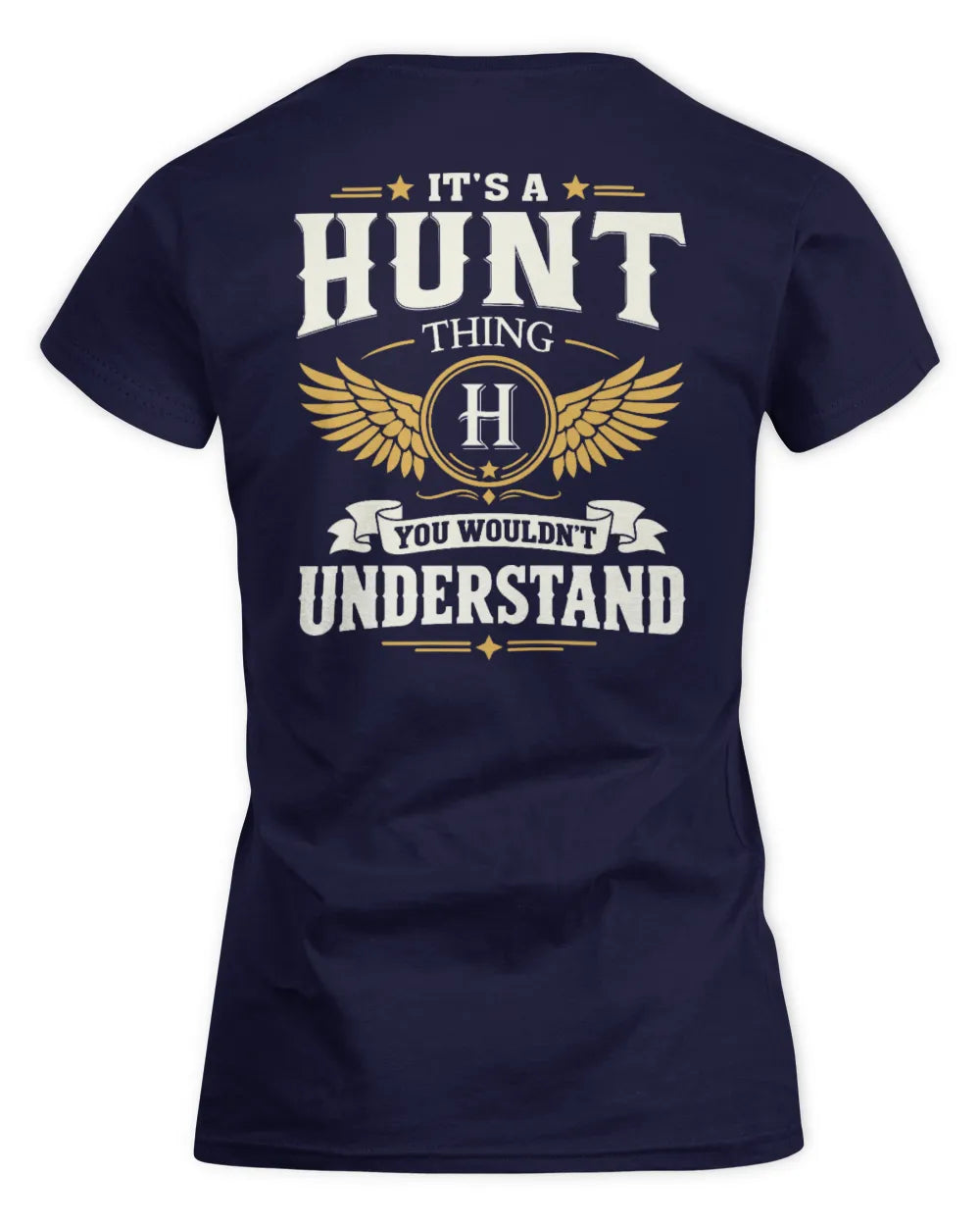 HUNT KT06-M008 It’s a [NAME] Thing – You Wouldn’t Understand | Personalized Vintage T-Shirt - Women's Standard T-Shirt - Navy