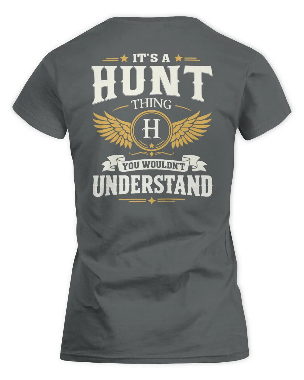 HUNT KT06-M008 It’s a [NAME] Thing – You Wouldn’t Understand | Personalized Vintage T-Shirt - Women's Standard T-Shirt - Charcoal
