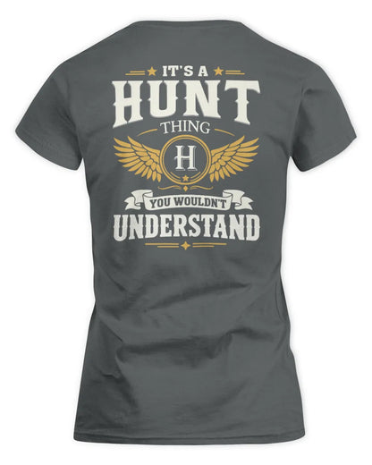 HUNT KT06-M008 It’s a [NAME] Thing – You Wouldn’t Understand | Personalized Vintage T-Shirt - Women's Standard T-Shirt - Charcoal