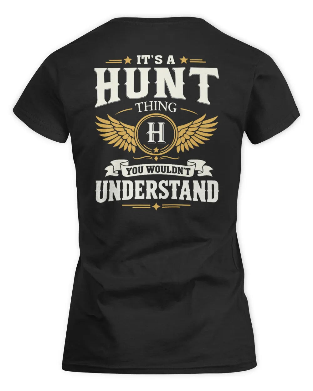 HUNT KT06-M008 It’s a [NAME] Thing – You Wouldn’t Understand | Personalized Vintage T-Shirt - Women's Standard T-Shirt - Black
