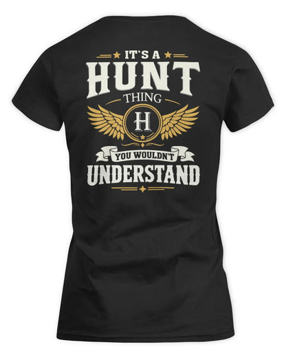 HUNT KT06-M008 It’s a [NAME] Thing – You Wouldn’t Understand | Personalized Vintage T-Shirt - Women's Standard T-Shirt - Black