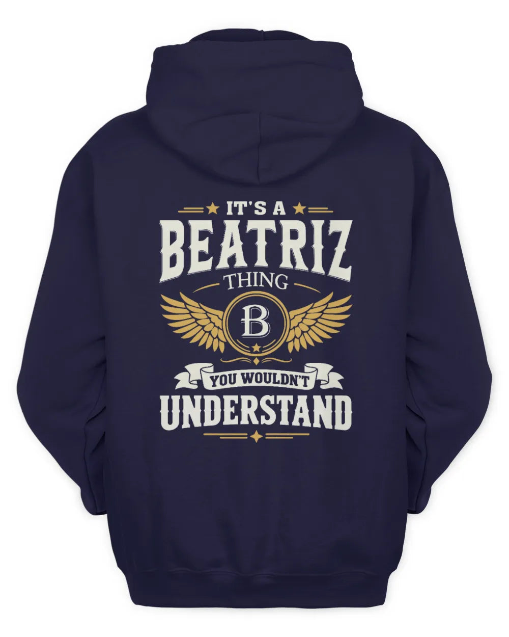 BEATRIZ KT06-M008 It’s a [NAME] Thing – You Wouldn’t Understand | Personalized Vintage T-Shirt - Unisex Hoodie - Navy