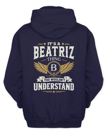 BEATRIZ KT06-M008 It’s a [NAME] Thing – You Wouldn’t Understand | Personalized Vintage T-Shirt - Unisex Hoodie - Navy