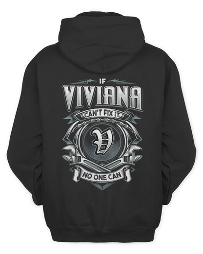 VIVIANA AP81-K4-626 - Personalized Ahmed Quote Apparel “If Ahmed Can't Fix It, No One Can” - Unisex Hoodie - Black