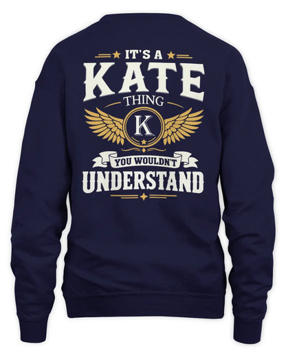 KATE KT06-M008 It’s a [NAME] Thing – You Wouldn’t Understand | Personalized Vintage T-Shirt - Unisex Sweatshirt - Navy