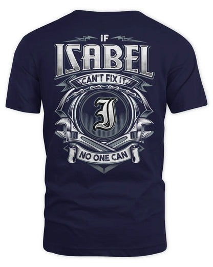 ISABEL AP81-K4-626 - Personalized Ahmed Quote Apparel “If Ahmed Can't Fix It, No One Can” - Unisex Standard T-Shirt - Navy