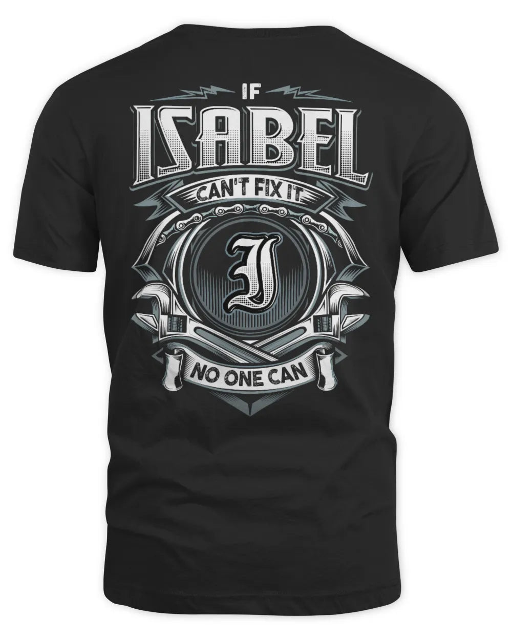ISABEL AP81-K4-626 - Personalized Ahmed Quote Apparel “If Ahmed Can't Fix It, No One Can” - Unisex Standard T-Shirt - Black