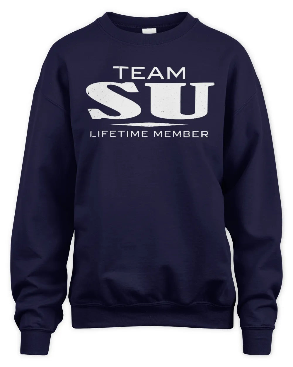 SU BL62-K4-128 - Personalized “Team NAME Lifetime Member” - Unisex Sweatshirt - Navy