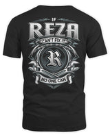 REZA AP81-K4-626 - Personalized Ahmed Quote Apparel “If Ahmed Can't Fix It, No One Can” - Unisex Standard T-Shirt - Black