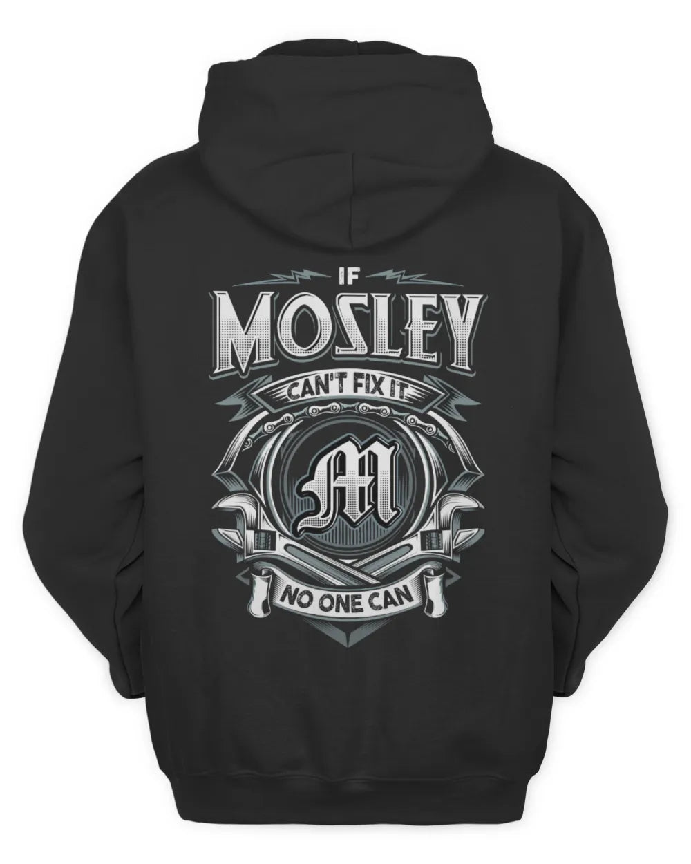 MOSLEY AP81-K4-626 - Personalized Ahmed Quote Apparel “If Ahmed Can't Fix It, No One Can” - Unisex Hoodie - Black