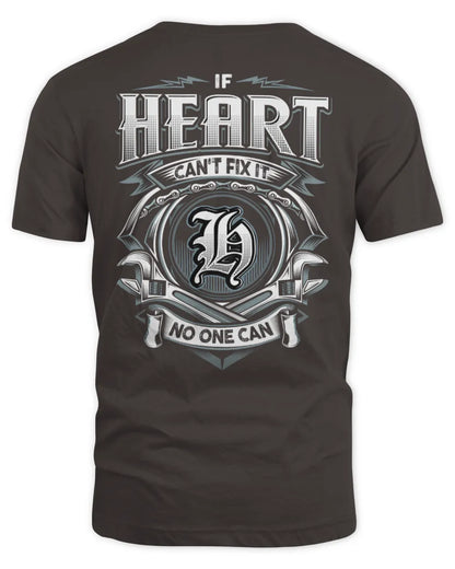 HEART AP81-K4-626 - Personalized Ahmed Quote Apparel “If Ahmed Can't Fix It, No One Can” - Unisex Standard T-Shirt - Dark Chocolate
