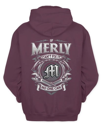 MERLY AP81-K4-626 - Personalized Ahmed Quote Apparel “If Ahmed Can't Fix It, No One Can” - Unisex Hoodie - Maroon
