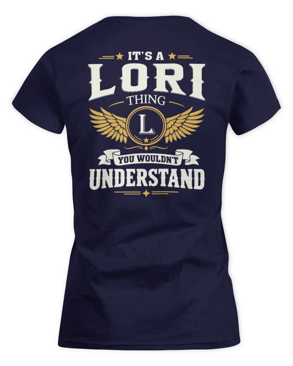 LORI KT06-M008 It’s a [NAME] Thing – You Wouldn’t Understand | Personalized Vintage T-Shirt - Women's Standard T-Shirt - Navy