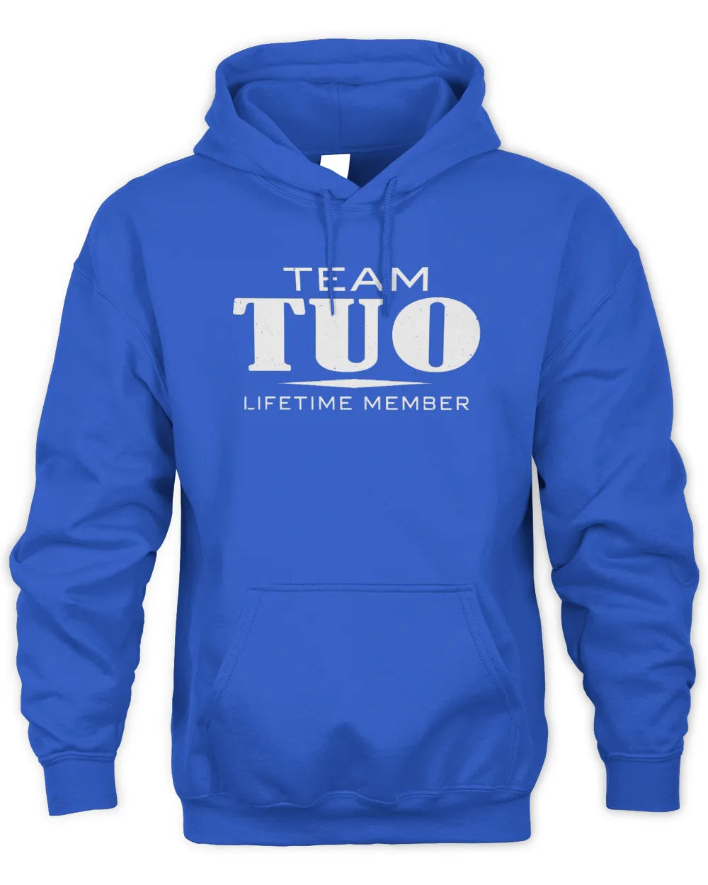 TUO BL62-K4-128 - Personalized “Team NAME Lifetime Member” - Unisex Hoodie - Royal