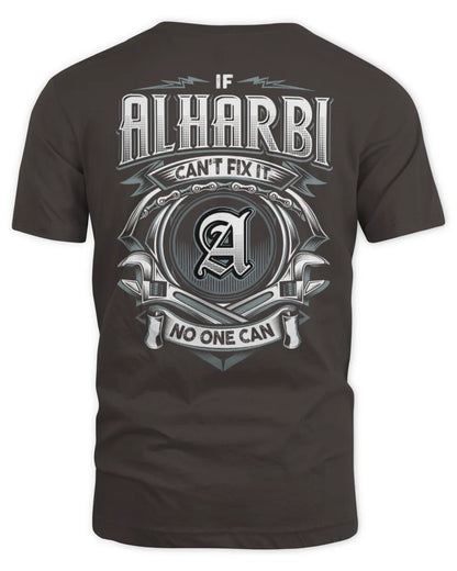ALHARBI AP81-K4-626 - Personalized Ahmed Quote Apparel “If Ahmed Can't Fix It, No One Can” - Unisex Standard T-Shirt - Dark Chocolate