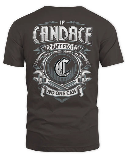 CANDACE AP81-K4-626 - Personalized Ahmed Quote Apparel “If Ahmed Can't Fix It, No One Can” - Unisex Standard T-Shirt - Dark Chocolate