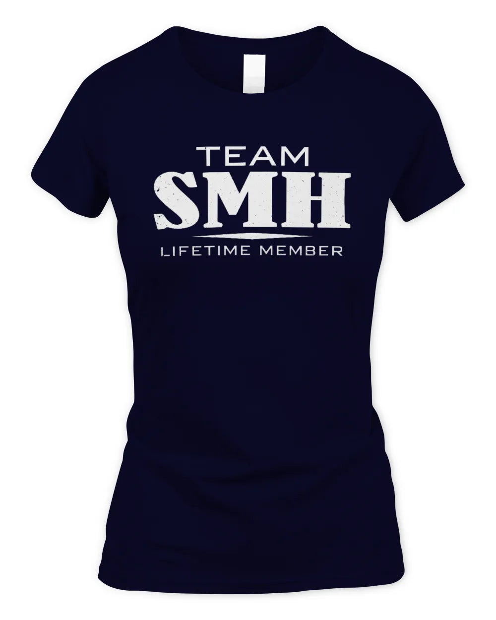 SMH BL62-K4-128 - Personalized “Team NAME Lifetime Member” - Women's Standard T-Shirt - Navy