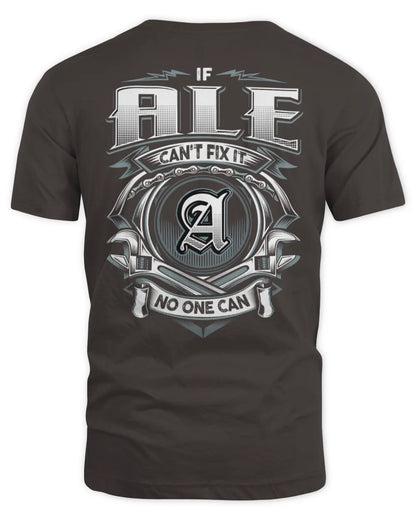 ALE AP81-K4-626 - Personalized Ahmed Quote Apparel “If Ahmed Can't Fix It, No One Can” - Unisex Standard T-Shirt - Dark Chocolate