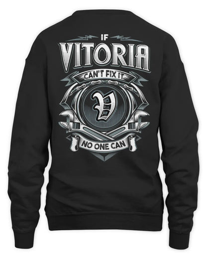 VITORIA AP81-K4-626 - Personalized Ahmed Quote Apparel “If Ahmed Can't Fix It, No One Can” - Unisex Sweatshirt - Black